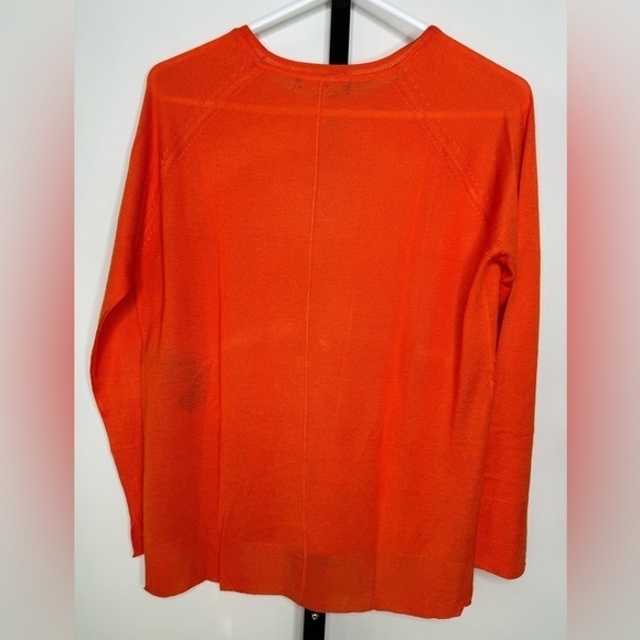 Zara Knit Orange Long Sleeve - Picture 1 of 3